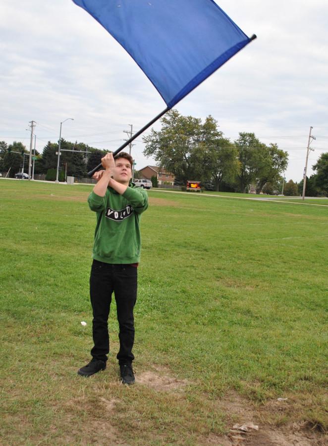 Sophomore breaks new ground in Color Guard