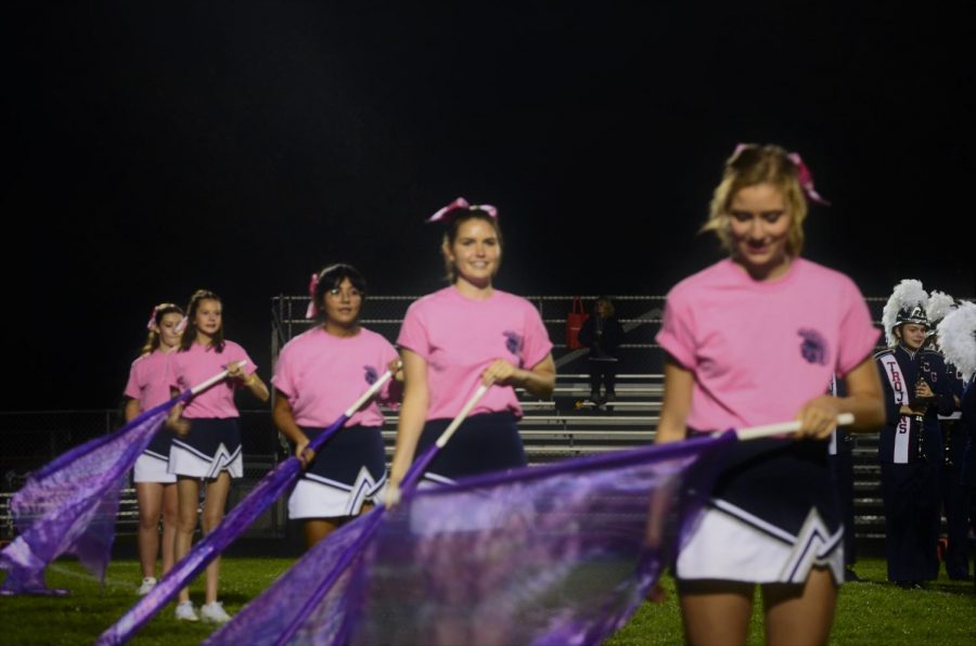 The fun never flags for Color Guard team