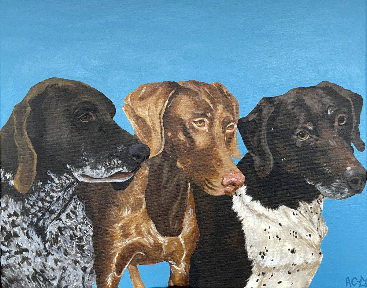 Painted dogs commission piece